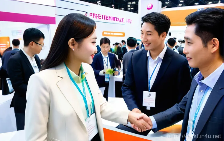 해외마케팅 채널별 전략 비교 - **Vibrant K-Beauty Global E-commerce Hub with SNS Virality:**
    A visually rich and dynamic scene ...