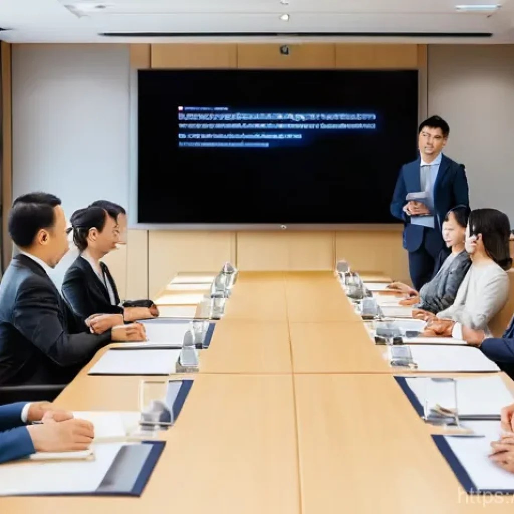 해외마케팅 성공적인 클라이언트 관리 - **Prompt 1: A Culturally Diverse Business Meeting for First Impressions**
    A wide shot of a moder...